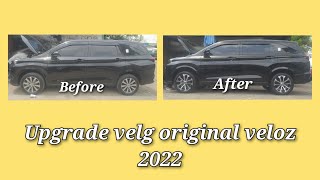 modifikasi avanza veloz 2022 velg original r17  avanza type G upgrade velg r17 [upl. by Singleton37]