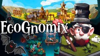 NOVO CITY BUILD ROGUELIKE SURVIVAL  ECOGNOMIX GAMEPLAY PT BR [upl. by Ettevol]