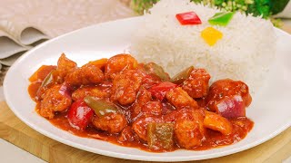 Chicken Shashlik With Gravy By SooperChef [upl. by Lahtnero]