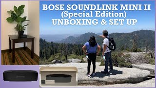 Bose Soundlink Mini II Special Edition Unboxing amp Set Up [upl. by Meer]