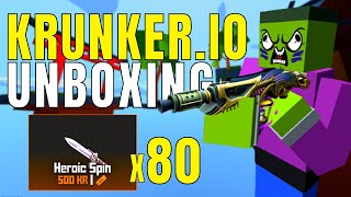 Hunting Season 6 Unobtainable Skins  krunkerio unboxing [upl. by Korfonta]