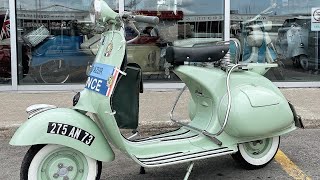 Présentation Vespa ACMA 1954 [upl. by Ahsilahk]