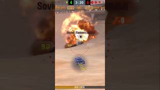 Defeat S35 CA 🇨🇵  4 Kills ☠️  WoT Blitz worldoftanksblitz wotblitz gaming shorts [upl. by Adnilra124]