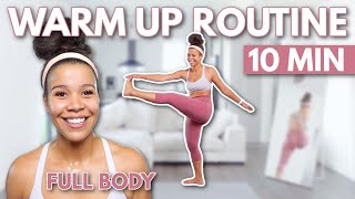 Do This Warm Up Before Your Workouts  10 Min Full Body Warm Up Routine  growwithjo [upl. by Nivla]