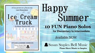 Ice Cream Truck Ragtime Piano Sheet Music by Susan Staples Bell Music [upl. by Artek948]