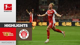 Union Moves On Top  1 FC Union Berlin  FC St Pauli 10  Highlights  MD 2 – Bundesliga 202425 [upl. by Romilly]