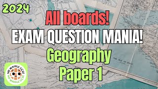 Exam Questions GCSE Geography Paper 1  Any Board [upl. by Krutz]