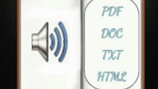 COMMENT AVOIR UN LECTEUR AUDIO DES FICHIERS PDF DOC TXT [upl. by Anaud139]