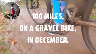 100 miles On a gravel bike In December [upl. by Imerej]