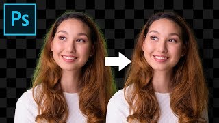 A FAST Way to Remove Color Fringing on HairFur Photoshop Tutorial [upl. by Shear]