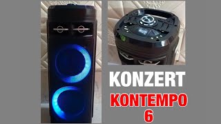 KONZERT KONTEMPO 6 Karaoke Speaker  Bluetooth Speaker Review [upl. by Darryl]