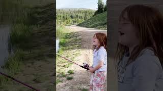 GOiNG FiSHiNG Adley amp dad try out their new fishing poles at the lake amp Adley learns how to cast 🎣 [upl. by Gargan]