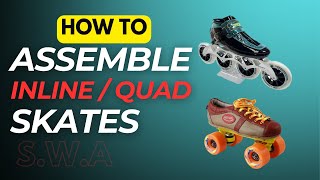 Buy Pro Skates How to Assemble InlineQuad Skates  Skate World Academy skating [upl. by Gninnahc]