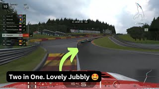 Overtaking Two in One on Spa  Gran Turismo 7  Here Comes Sebastian Vettel [upl. by Ledif505]