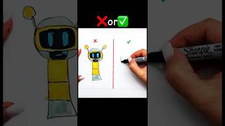 How to draw Fun Bot Sprunki do vs don’t [upl. by Etnelav]