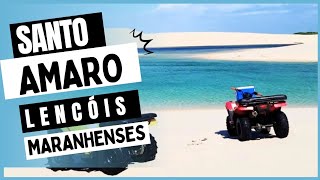 LENÇÓIS MARANHENSE  LAGOAS DE SANTO AMARO NO MARANHÃO [upl. by Ykcin783]