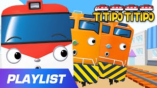 Titipo Song  Ten in the rail  Tayo the little bus  Train song [upl. by Fredkin]