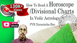 How to read a HoroscopeDivisional Charts in Vedic Astrology by PVR Narasimha Rao [upl. by Riehl134]