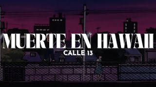 Calle 13  Muerte En Hawaii Letra [upl. by Noletta390]