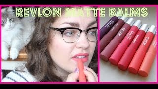 Revlon Matte Balms First Impression amp Indepth Review [upl. by Cordie]