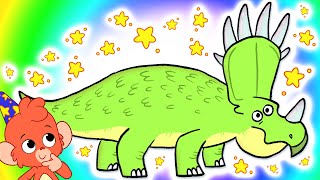 Club Baboo  Dinosaur ABC  Learn the Alphabet with 26 CARTOON DINOSAURS for children [upl. by Ycniuqed539]