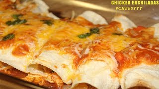 Easy Chicken Enchiladas Recipe  Island Vibe Cooking [upl. by Niltag]