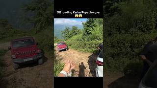 Off roading karke Popat ho gya 😱 sourav joshi vlogs souravjoshi shorts [upl. by Dewhirst]