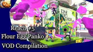 Flour Egg Panko gets to top cut in a low level splatoon tournament Reach5 COMPILATION [upl. by Tenaj]