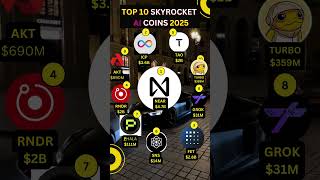 TOP 10 SKYROCKET AI COINS 2025 bestaltcoins [upl. by Ivah]