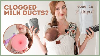 HOW TO CLEAR CLOGGED MILK DUCTS  Breastfeeding [upl. by Galasyn]