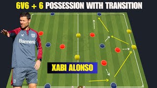 High Intensity Possession Drills  Transition 6v6  6  Bayer 04 Leverkusen [upl. by Eiroc947]