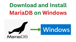 47 MySQL DBA How to download and install MariaDB 11 on Windows 1011  2024 [upl. by Stacey]