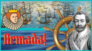 Armada  a primary school song to teach children about the SPANISH ARMADA  TUDOR HISTORY [upl. by Mossolb]