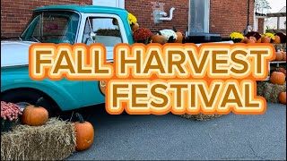 FALL HARVEST FESTIVAL  Fredericktown Ohio  Family Fun Day VLOG [upl. by Ahseuqal]