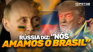 Trump ameaça Brasil e Brics  E Putin diz quotBrasil deve entrar na ONUquot [upl. by Arrim]