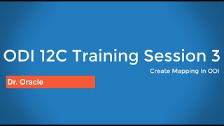 ODI 12C Training Session 3 [upl. by Ennobe470]