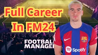 Marc Guiu in FM24 Full Player Career Football Manager 2024 [upl. by Nylatsirhc300]