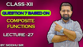 CLASS 12 XII MATHS CBSE FUNCTIONS PART 27 [upl. by Blinny]