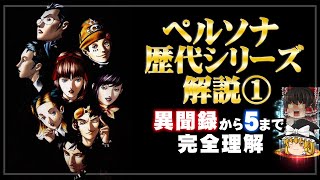 【ゆっくり解説】ペルソナシリーズ解説 part1【Steam版 ザ・ゴールデン発売】 [upl. by Doggett319]