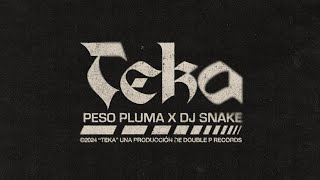 TEKA Lyric Video  DJ Snake Peso Pluma [upl. by Ehrenberg]