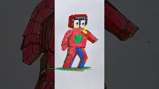 cash in Minecraft drawing and colouring nico roblox minecraft drawing artandcraft easy cash [upl. by Vipul]