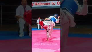 Taekwondo 🥋🇳🇵 ajaytamangtkd fighting martialarts nepal sports shorts [upl. by Damour]