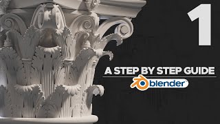 Lets model a column in Blender  a stepbystep tutorial on non destructive workflows pt1 [upl. by Mendez]