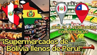 🇧🇴 Bolivia se llena de productos PERUANOS pero los precios en supermercados SUPERAN a CHILE 💥 [upl. by Acitel]