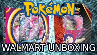 Walmart Pokemon Card Opening  Hoopla V Box VS Typhlosion Tin Battle [upl. by Swagerty350]