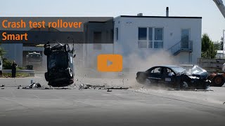 Crash test rollover Smart [upl. by Sillert293]