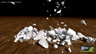 Fracture Demo Nvidia Kepler GeForce GTX 680 PhysX Demo [upl. by Narra857]