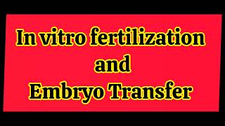 Procedure for In Vitro Fertilization amp Embryo Transfer [upl. by Feodora575]