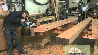 How Theyre Timber Framing Trusses for the Creekside Home [upl. by Taft673]