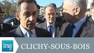 Nicolas Sarkozy quotLa police ne poursuivait pas les jeunes de ClichysousBoisquot  Archive INA [upl. by Mairem]